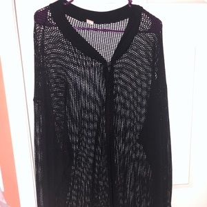 American Apparel netted cardigan